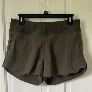 MPG Green Athletic Shorts Lightweight Mid-Thigh